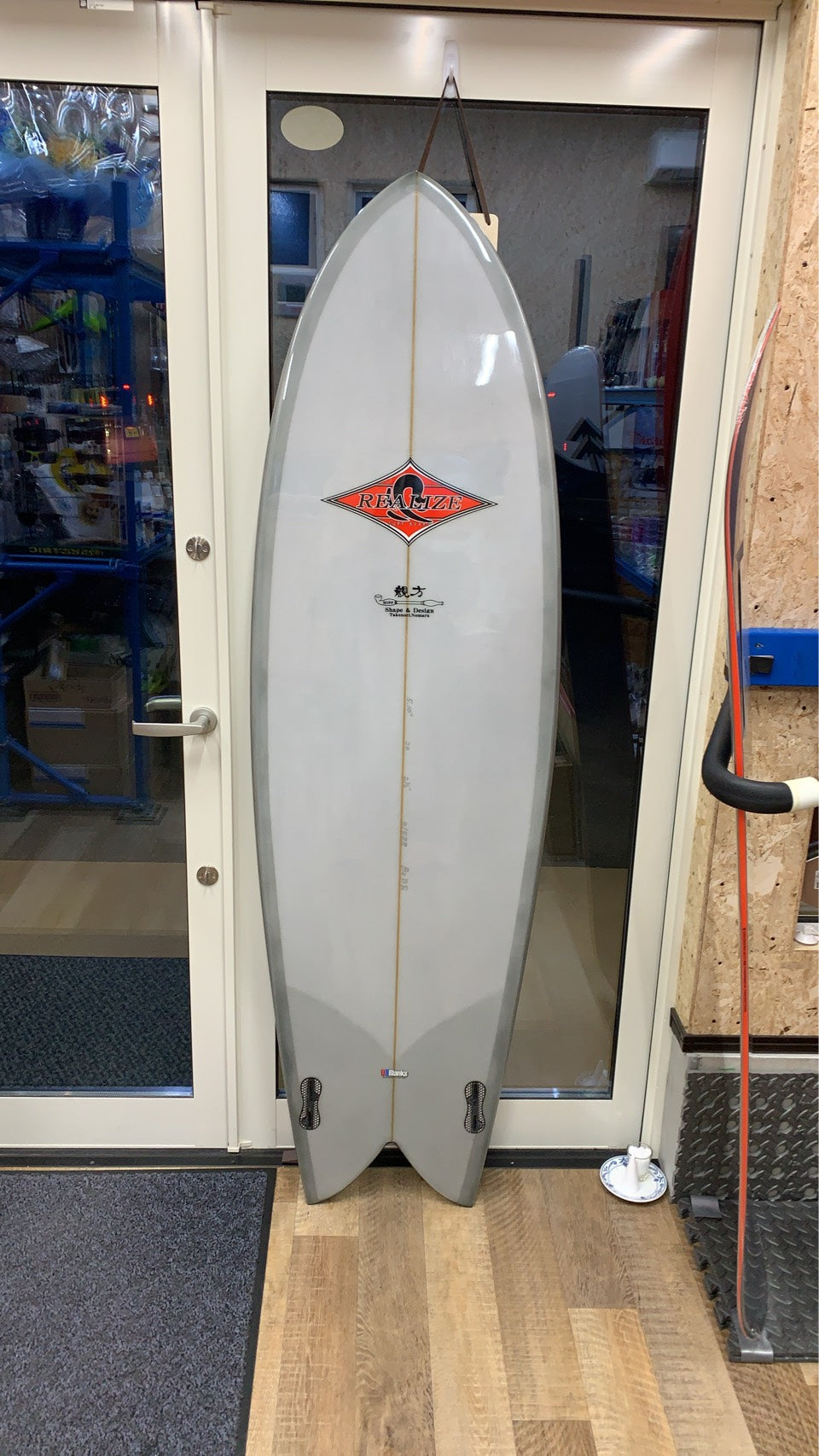 リアライズサーフボード（サンディエゴフィッシュ・グレー ver2）